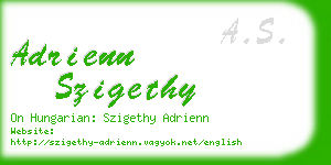 adrienn szigethy business card